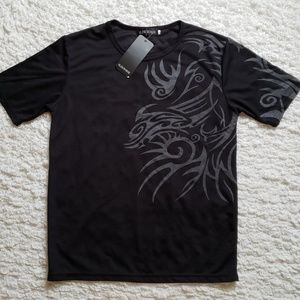 Boys Black Mesh Athletic Shirt, NWT